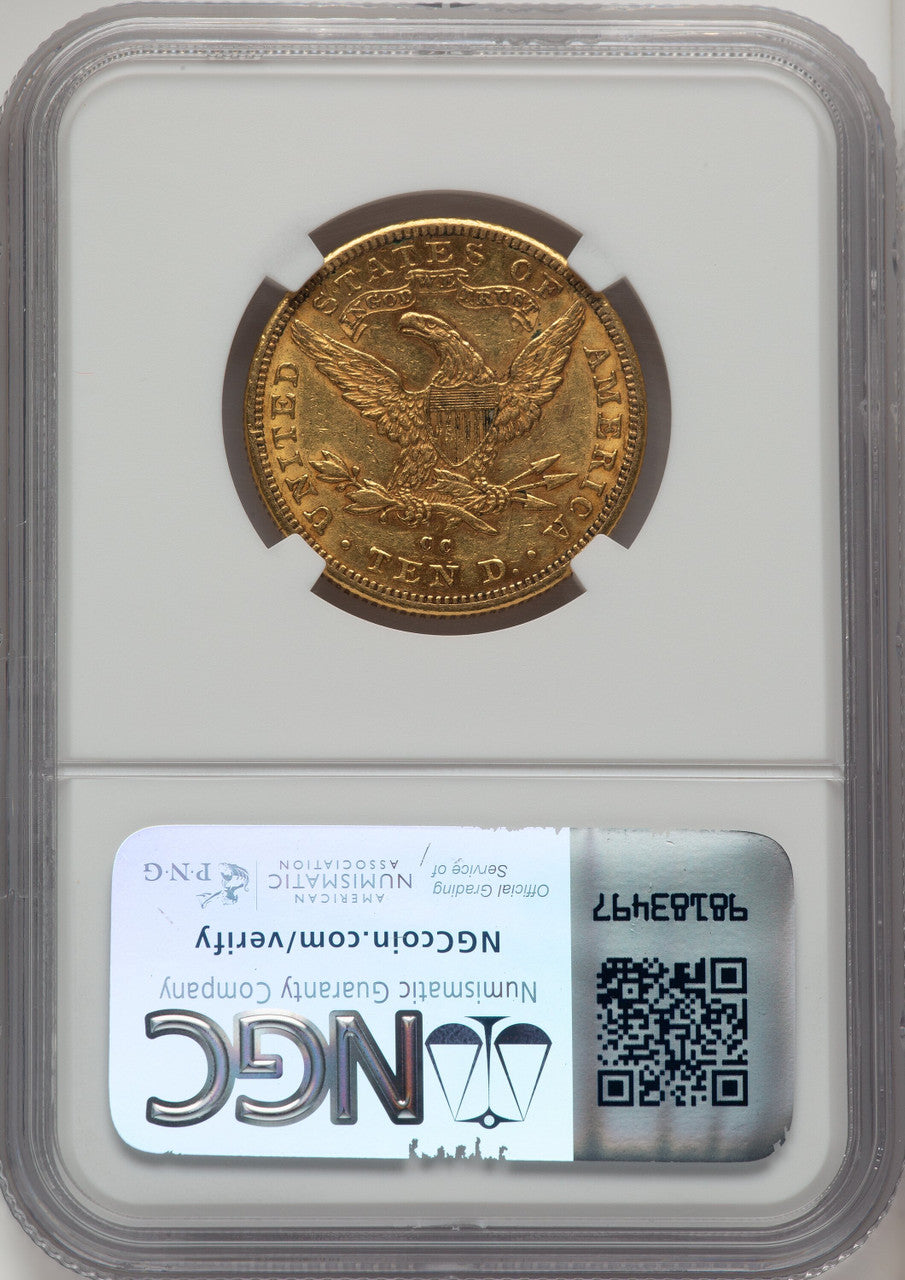 1891-CC $10 Liberty Eagle NGC AU55 (177203013)