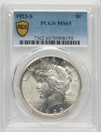 1923-S Peace Dollar PCGS MS65 (772874023)