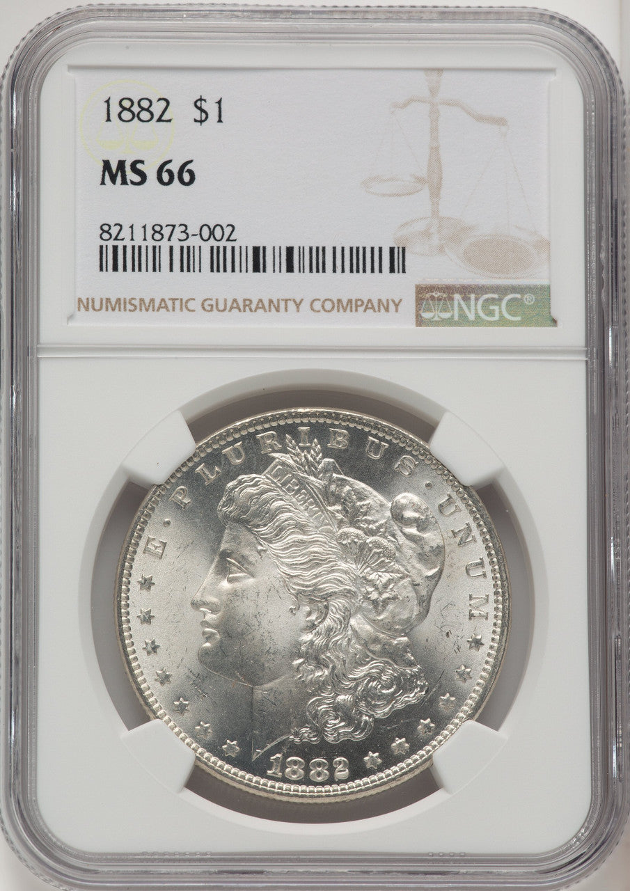 1882 Morgan Dollar NGC MS66 (506677003)