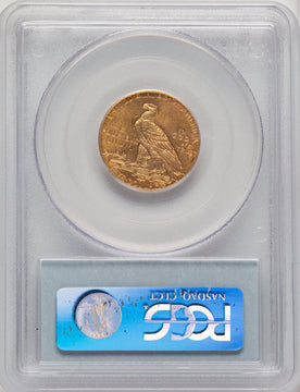 1909 $5 CAC Indian Half Eagle PCGS MS64