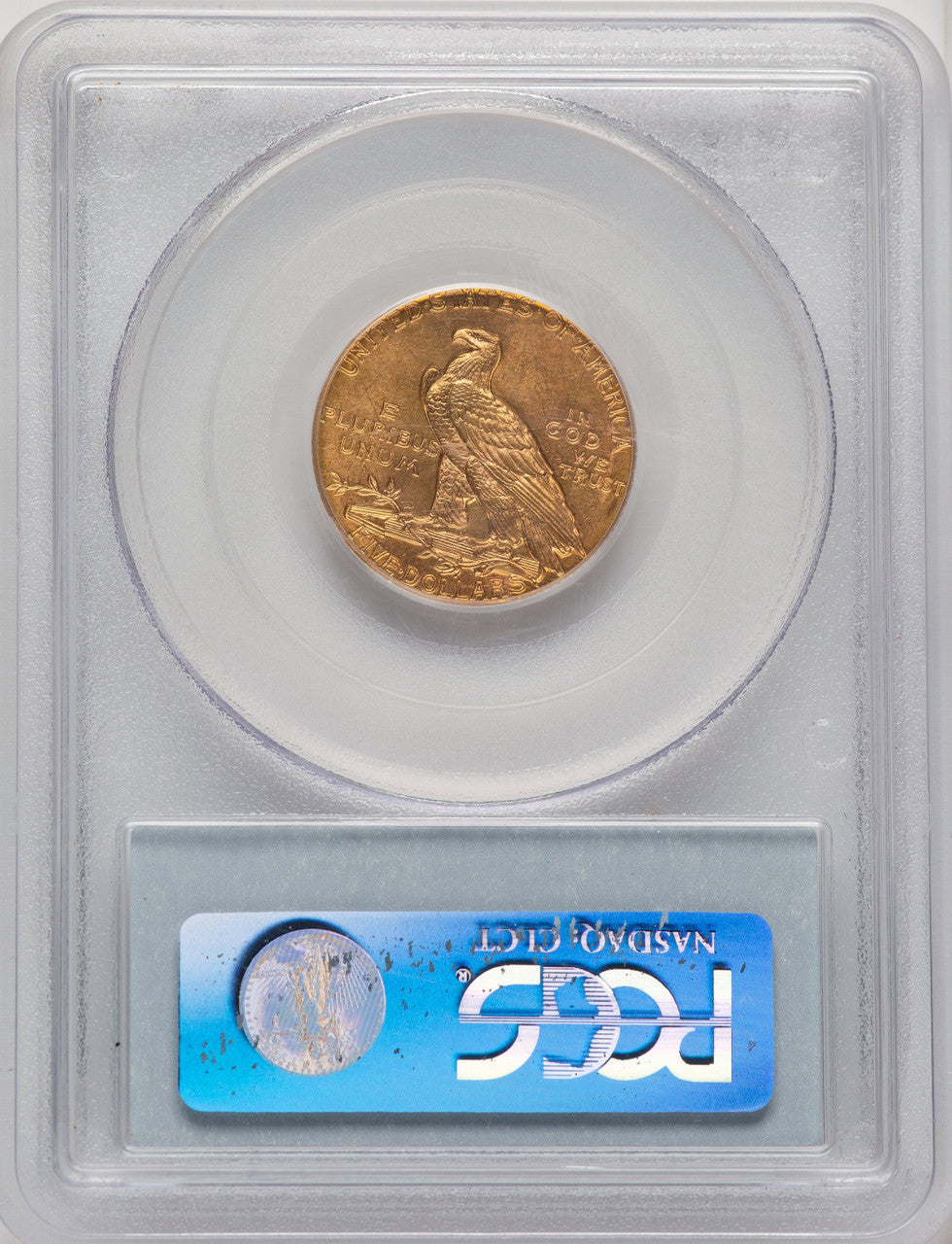 1909 $5 CAC Indian Half Eagle PCGS MS64