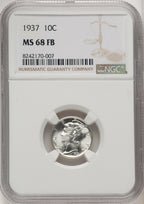 1937 10C FB Mercury Dime NGC MS68 (774106001)