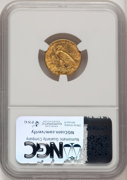 1914-D $2.50 Indian Quarter Eagle NGC MS63 (773720015)