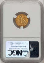 1913 $2.50 Indian Quarter Eagle NGC MS64 (773671007)