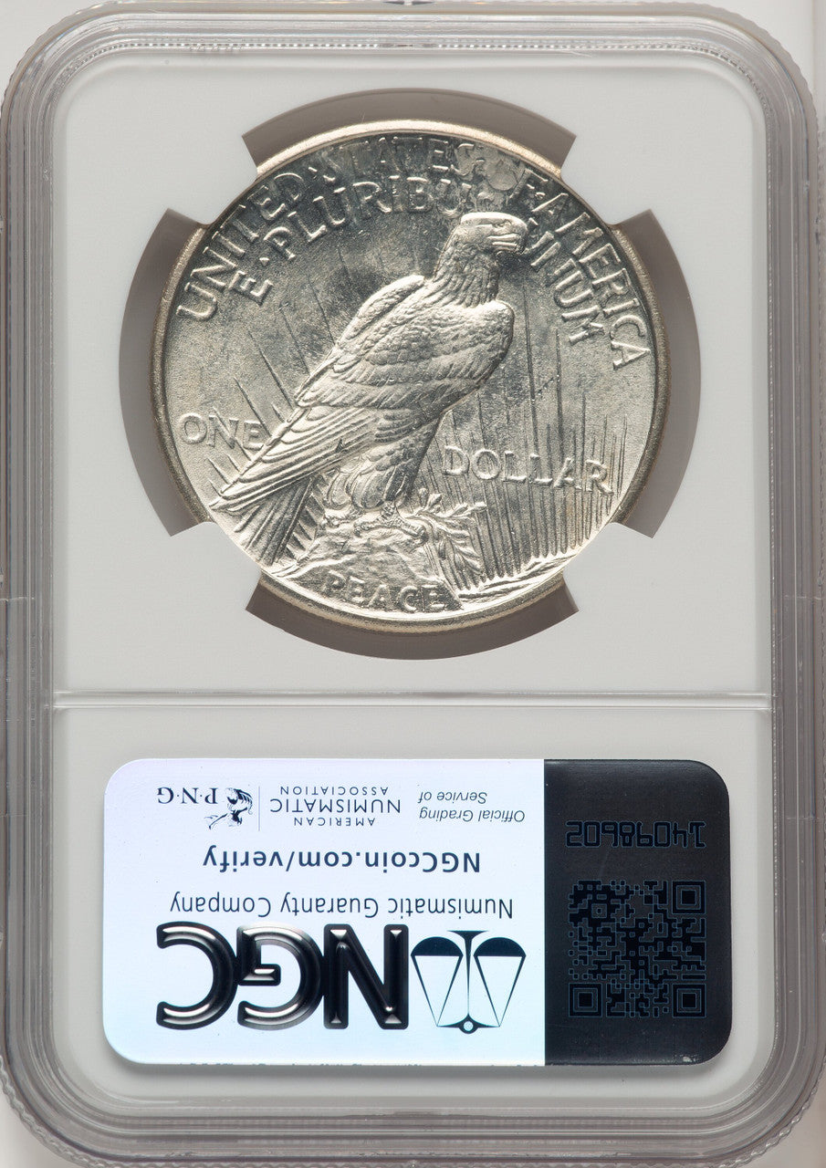 1921 Peace Dollar NGC MS65 (773720020)