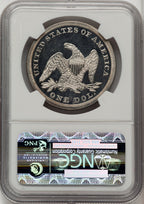 1854 Proof Seated Dollar NGC PR64