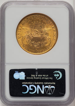 1899-S $20 Liberty Double Eagle NGC MS65
