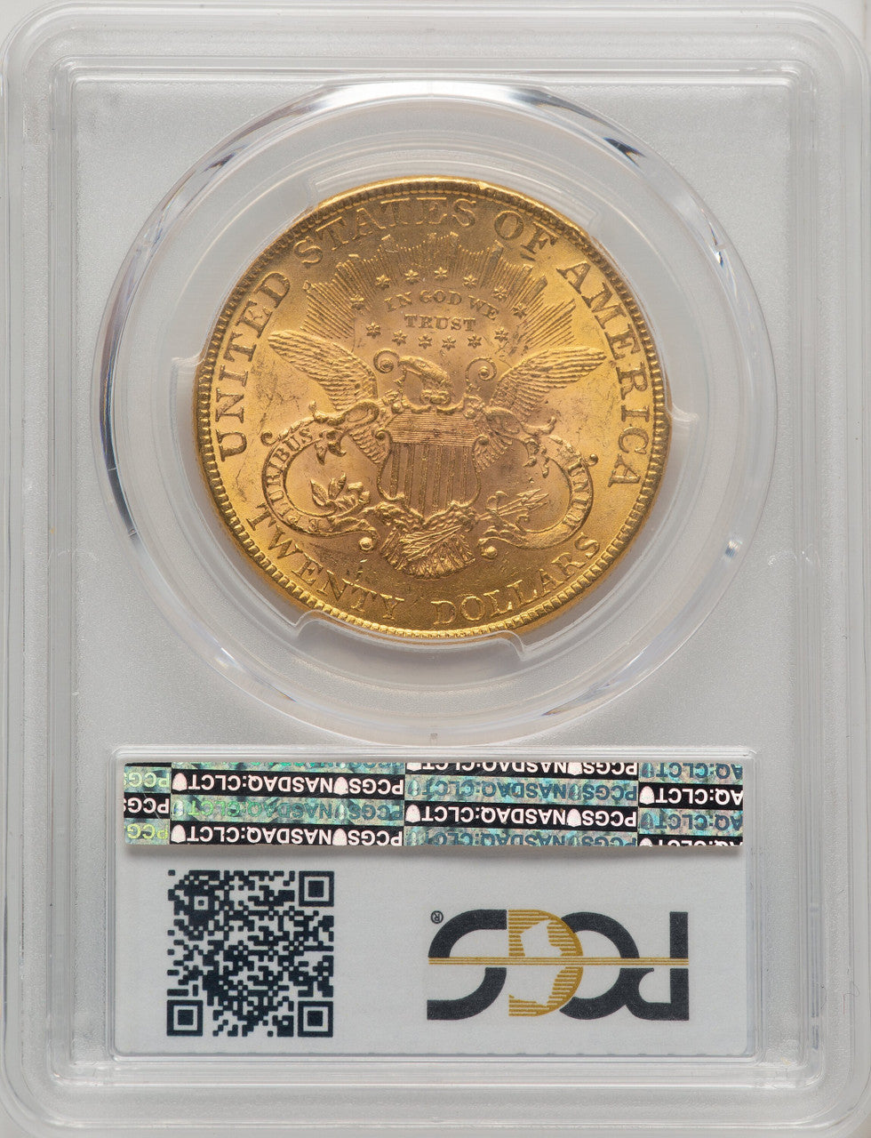 1889 $20 Liberty Double Eagle PCGS MS63 (774128001)