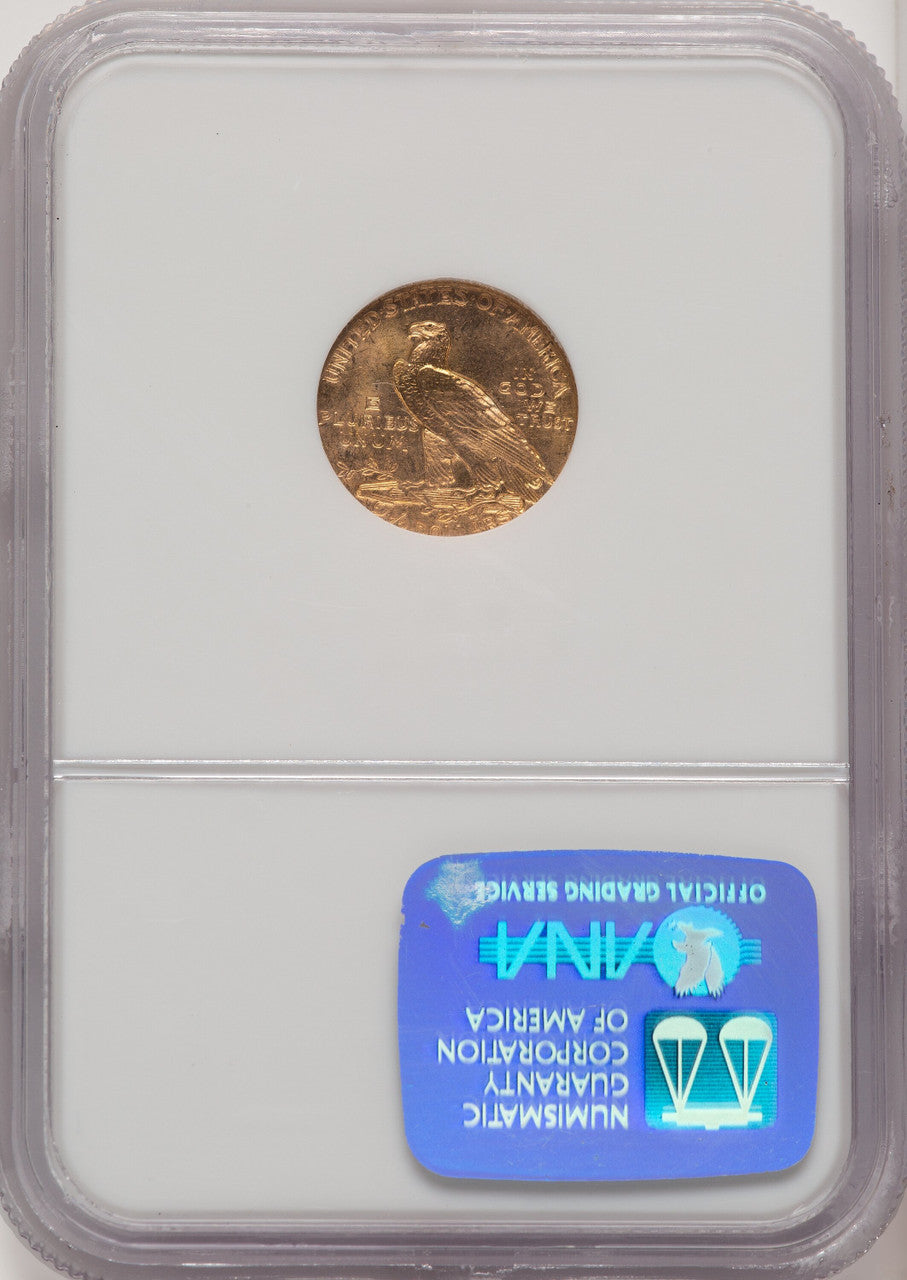 1908 $2.50 Indian Quarter Eagle NGC MS65 (506637022)