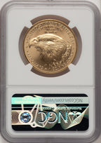 2022 $50 One-Ounce Gold Eagle NGC MS70 Castle