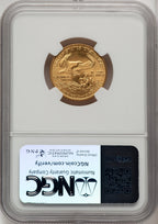 2001 $10 Quarter-Ounce Gold Eagle Brown Label NGC MS70 (774237009)