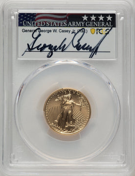 2021 $10 Quarter Ounce Gold Eagle Type Two First Strike PCGS MS70