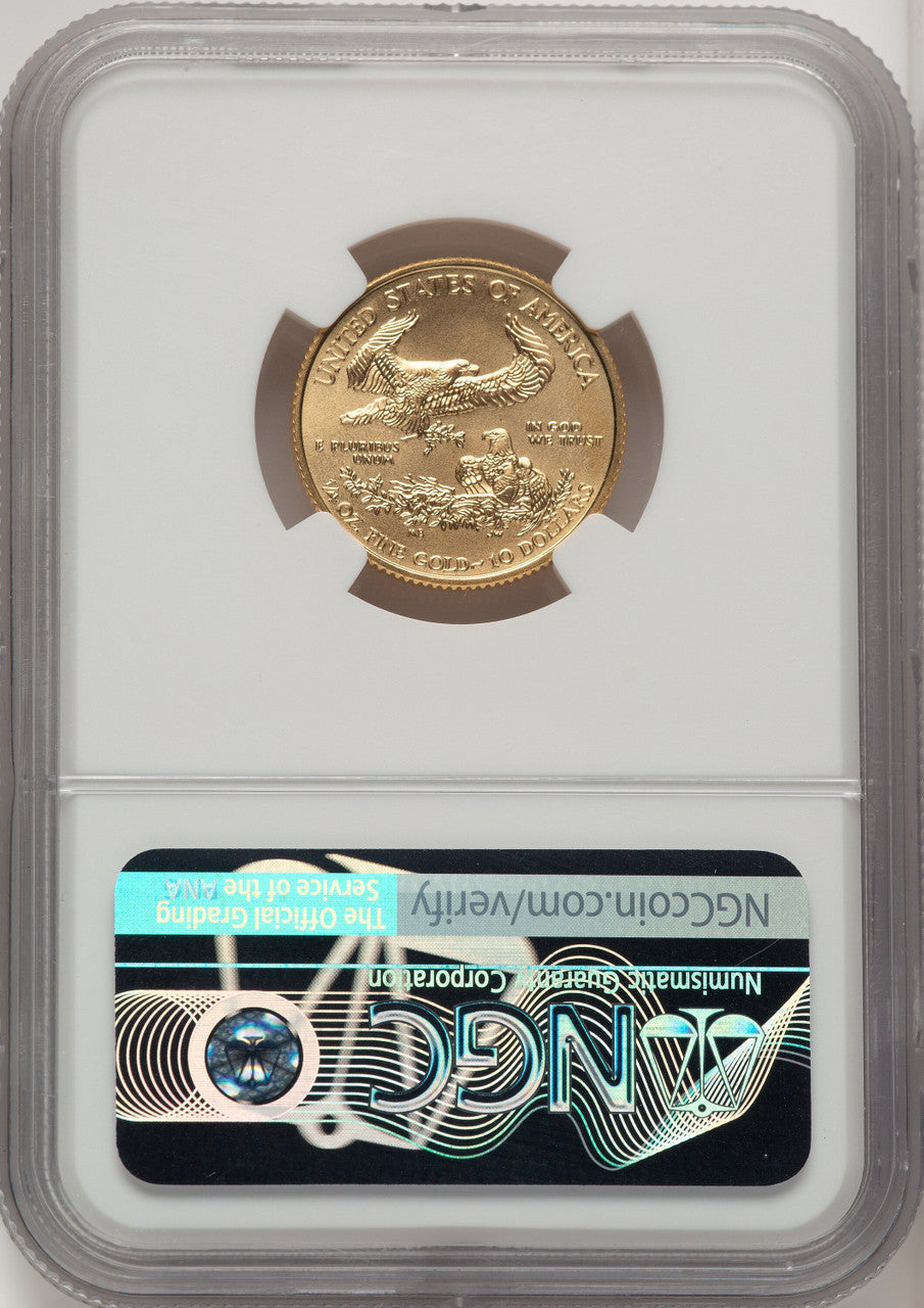 2019 $10 Quarter Ounce Gold Eagle First Strike Don Everhart NGC MS70