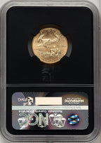 2017 $10 Quarter-Ounce Gold Eagle First Day of Issue Moy Signature NGC MS70
