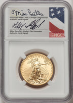 2020 $25 Half-Ounce Gold Eagle FDI 1ST NGC MS70 Castle Standish