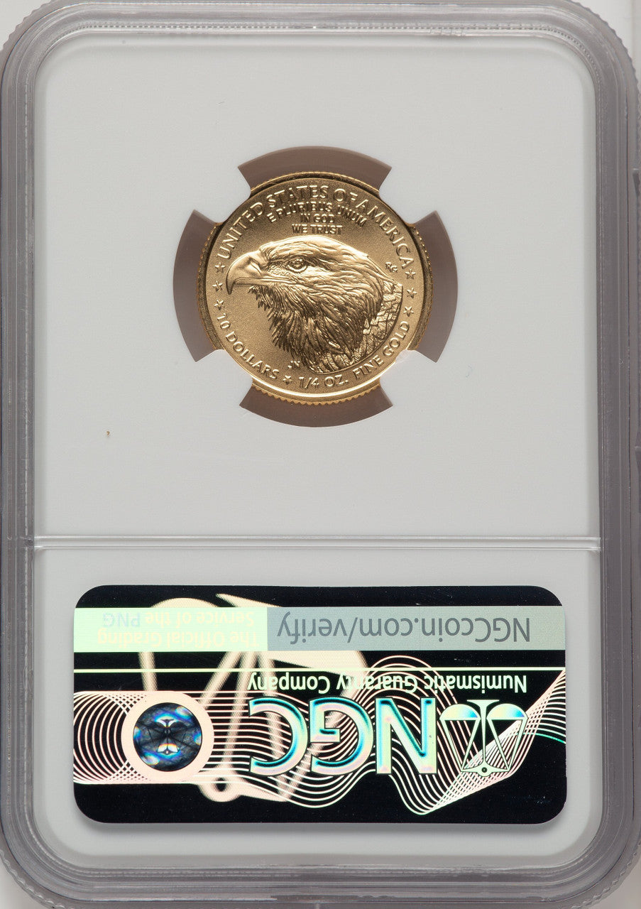 2023 Gold Eagle 1/4 oz FR Jennie Norris NGC MS70