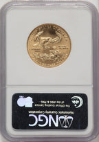 2007 $25 Half-Ounce Gold Eagle Brown Label NGC MS70 (774092041)
