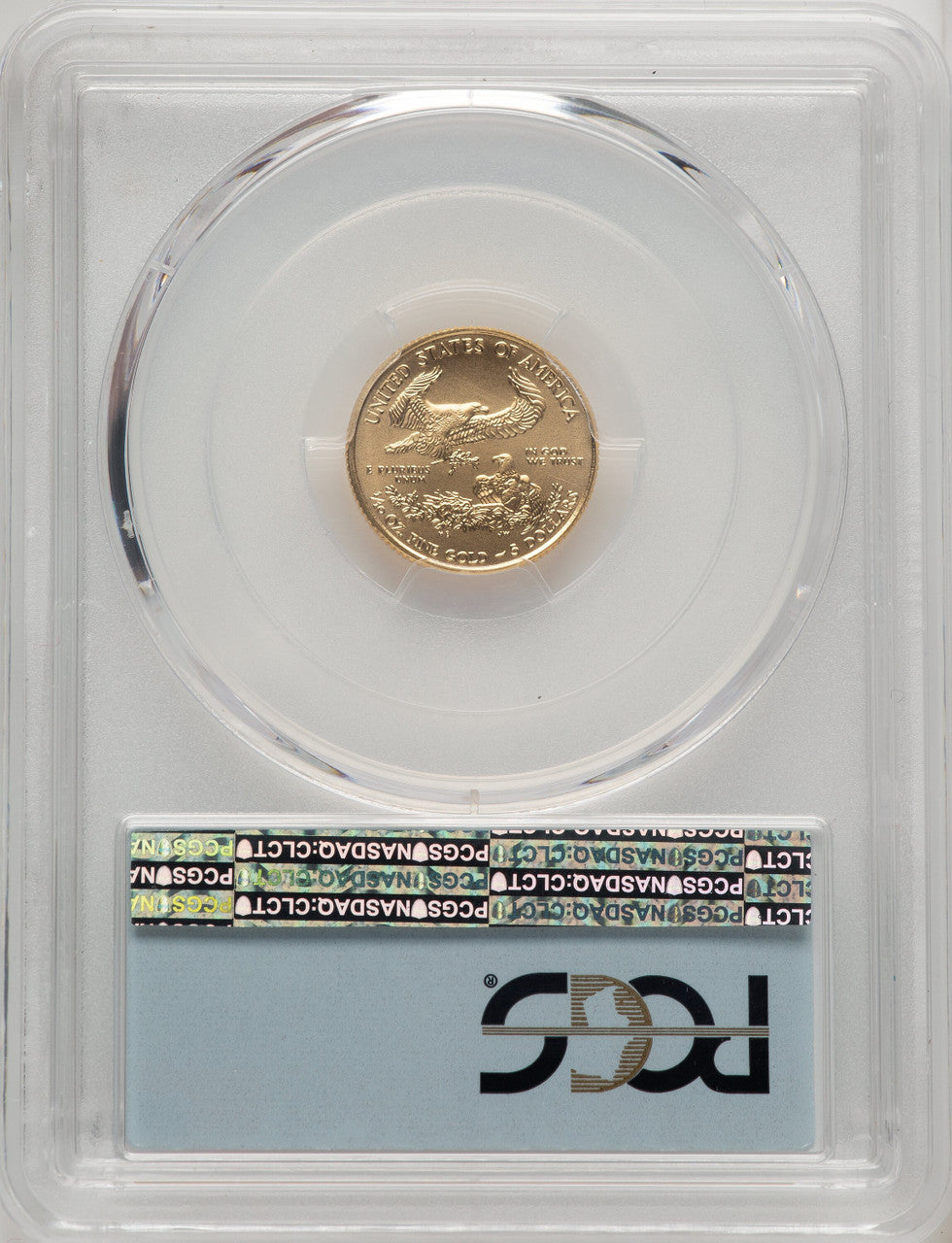2019 $5 Tenth Ounce Gold Eagle First Day of Issue FS Flag PCGS MS70