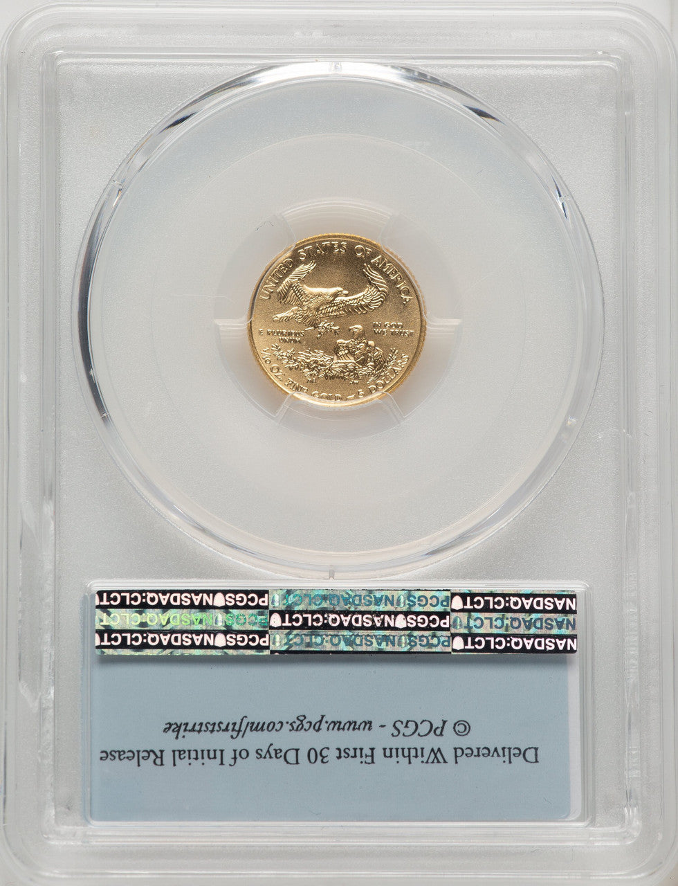 2017 $5 Tenth-Ounce Gold Eagle First Strike FS Flag PCGS MS70
