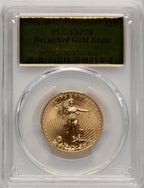 2008-W $25 Half-Ounce Gold Eagle Burnished Gold Foil PCGS SP70
