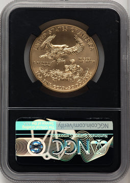 2019-W $50 One-Ounce Gold Eagle First Day of Issue NGC MS70 Jones