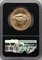 2023-W Burnished Gold Eagle 1 oz FDI Jennie Norris Blk Core NGC MS70 (520467028)