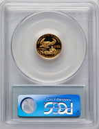 1993-P $5 Tenth-Ounce Gold Eagle PCGS PR70
