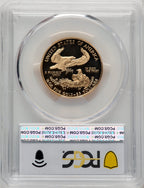 2000-W $25 Half-Ounce Gold Eagle Blue Gradient PCGS PR70 (774624005)