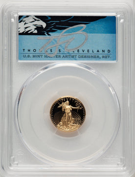 2021-W T1 Gold American Eagle 4-Coin Set Thomas Cleveland PCGS PR70