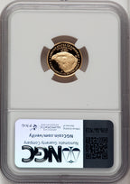 2023-W Proof Gold Eagle 1/10 oz Brown Label NGC MS70