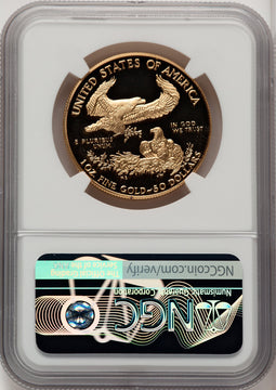 1994-W $50 One-Ounce Gold Eagle John Mercanti NGC PF70
