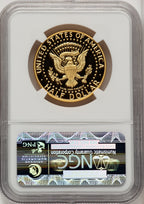2014-W 50C Kennedy Gold 50th Anniversary First Strike Proof Kennedy Half Dollar NGC PR70 (774219002)