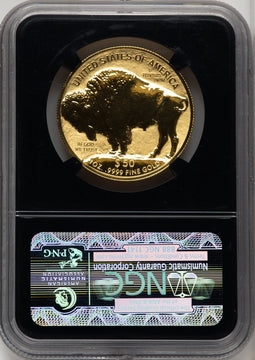 2013-W $50 One-Ounce Gold Buffalo Reverse Proof Chicago ANA Chicago ANA Label NGC PF70