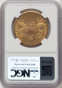 1890-CC $20 Liberty Double Eagle NGC AU58 (774492003)