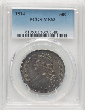 1814 50C Bust Half Dollar PCGS MS63 (774580030)