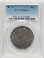 1814 50C Bust Half Dollar PCGS MS63 (774580030)