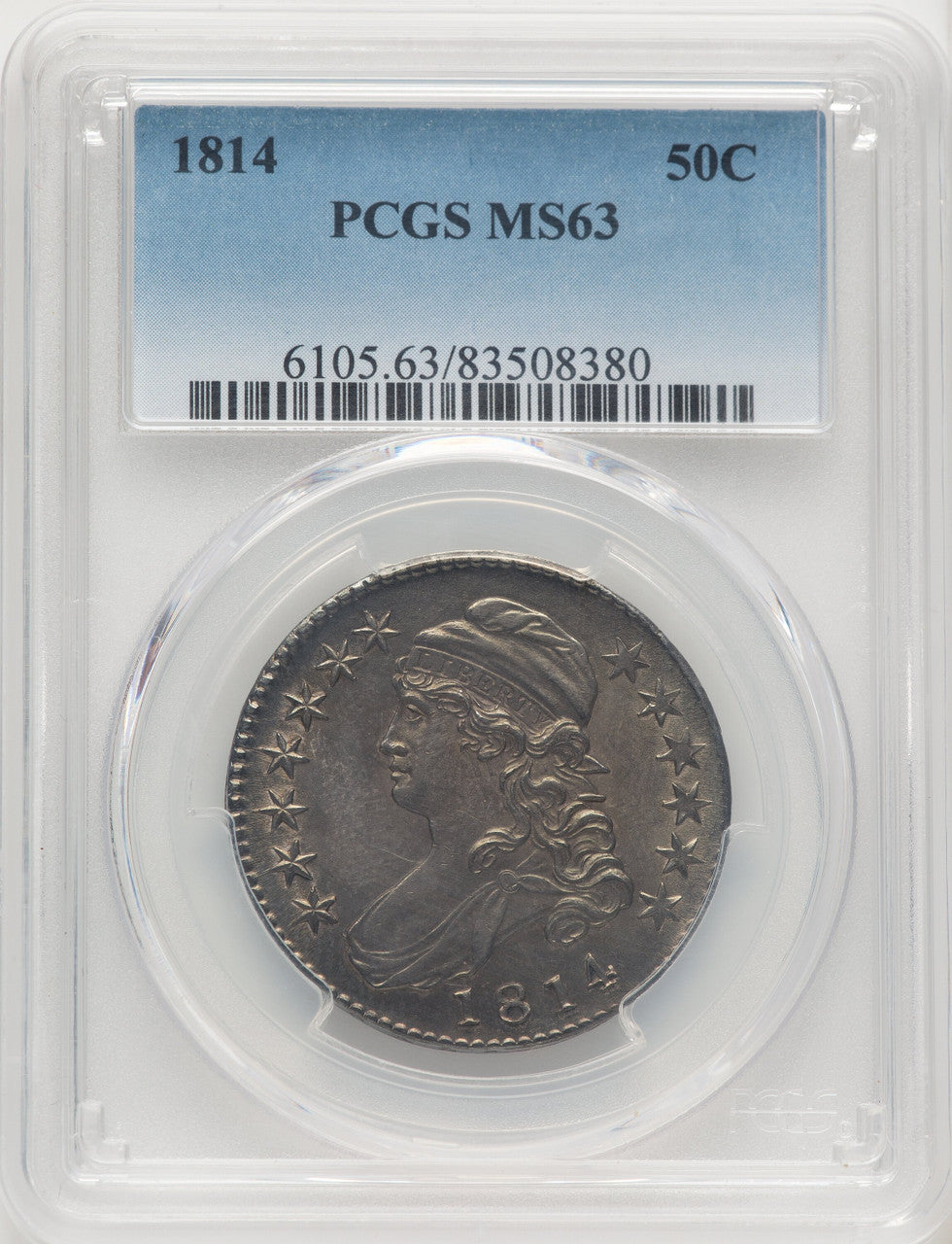 1814 50C Bust Half Dollar PCGS MS63 (774580030)
