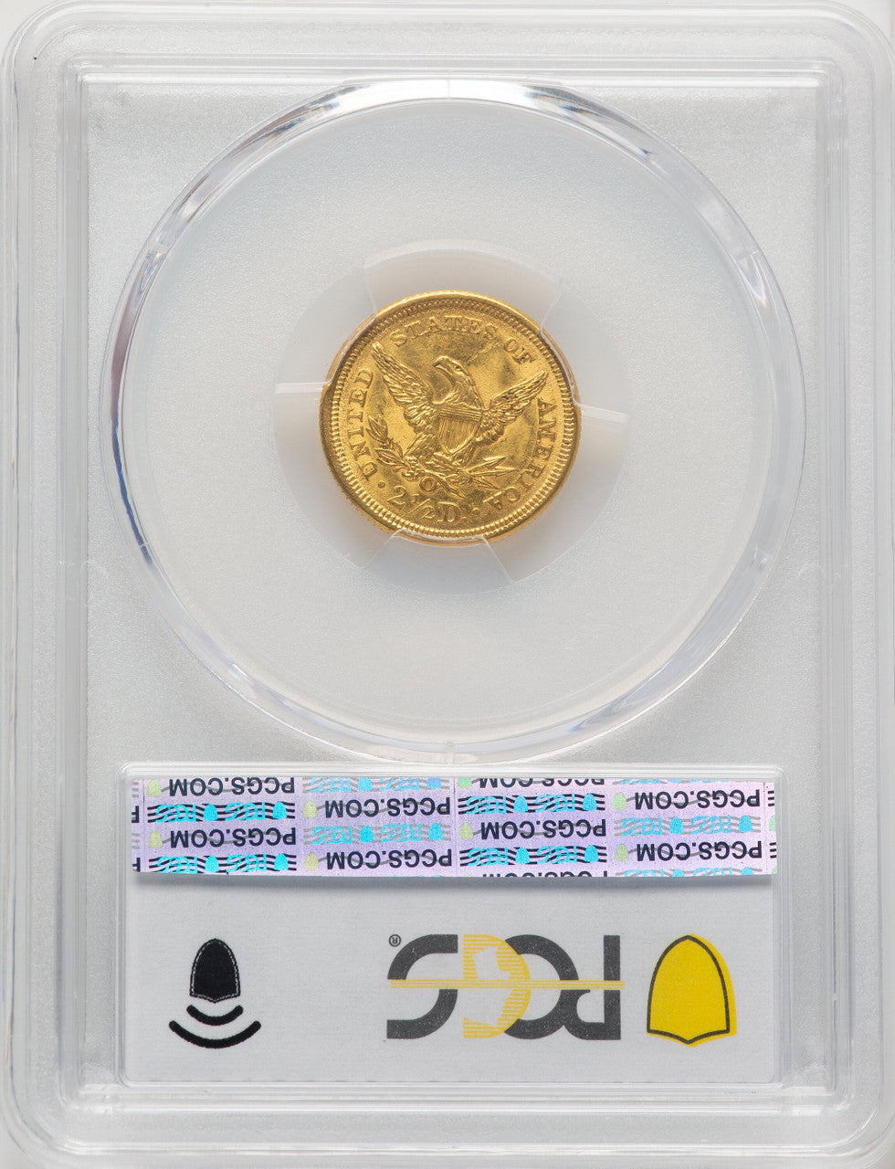 1854-O $2.50 Liberty Quarter Eagle PCGS MS62