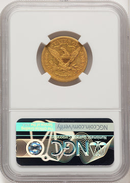 1876-S $5 CAC Liberty Half Eagle NGC XF40