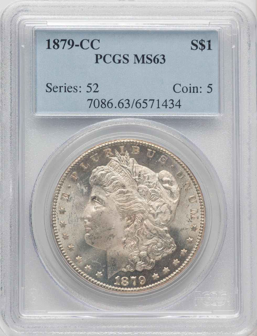 1879-CC Morgan Dollar PCGS MS63