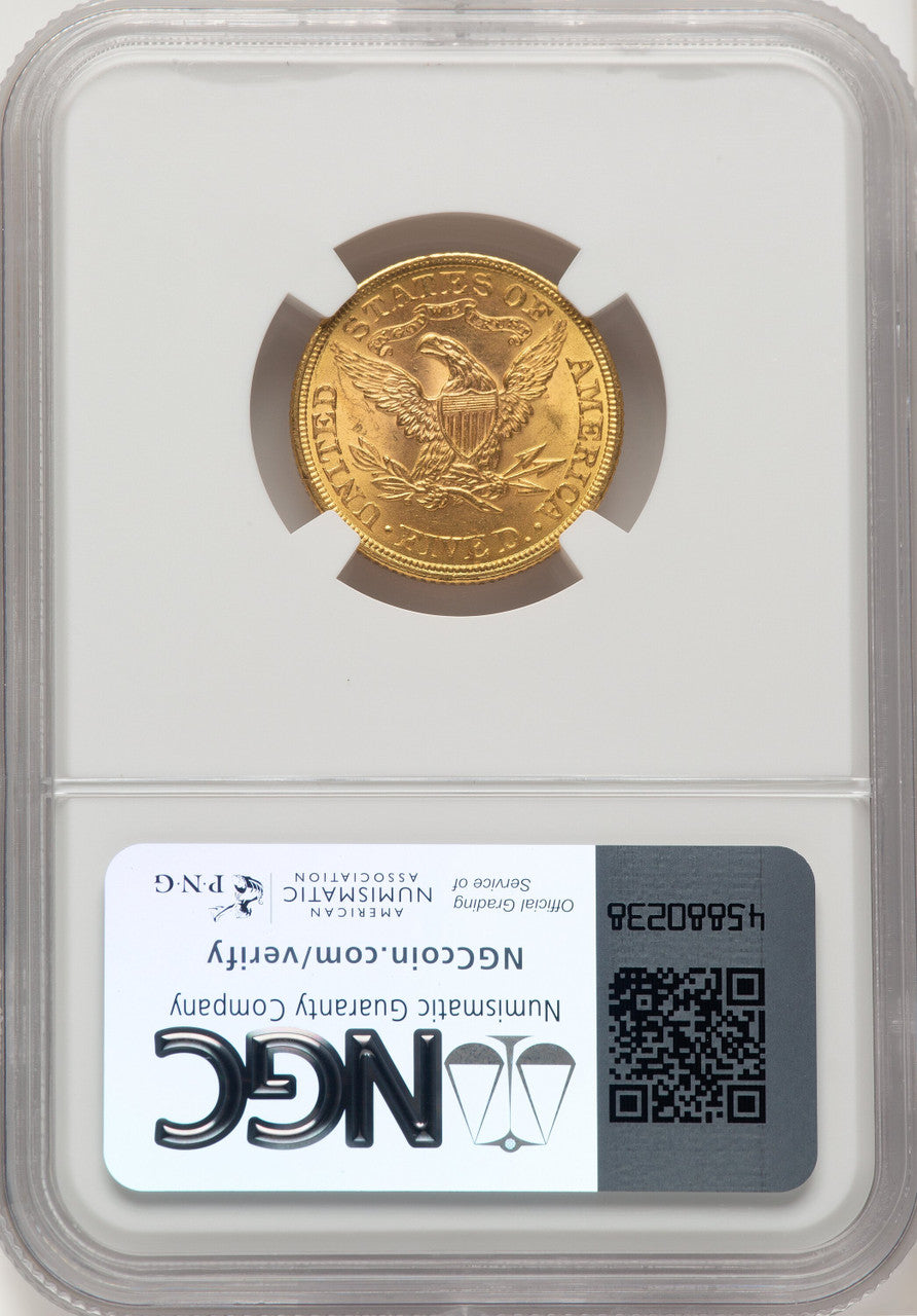 1899 $5 Liberty Half Eagle NGC MS66