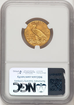 1910-D $5 Indian Half Eagle NGC MS64 (774225037)