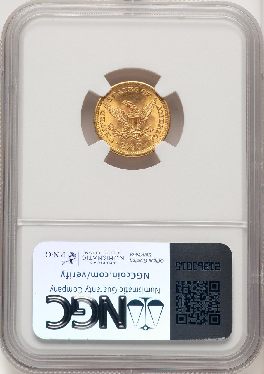 1902 $2.50 Liberty Quarter Eagle NGC MS67