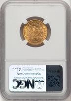 1882 $5 Liberty Half Eagle NGC MS65+