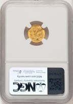 1861 Gold Dollar NGC MS65