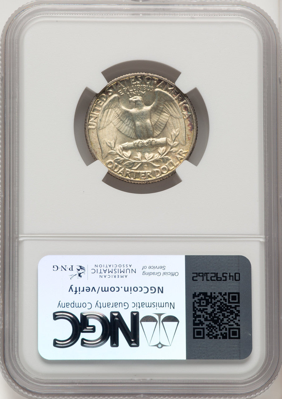 1936-D 25C Washington Quarter NGC MS67