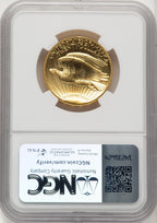 2009 $20 Ultra High Relief Brown Label NGC MS70