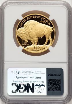 2010-W 1 oz Gold Buffalo Mike Castle NGC PF70