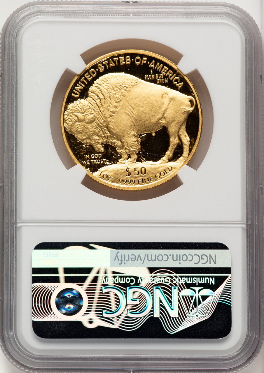 2007-W 1 oz Gold Buffalo NGC PF70 Mike Castle
