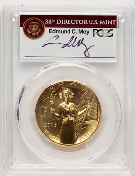 2015-W $100 American Liberty High Relief PCGS MS70 Ed Moy